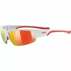 Lunettes De Soleil Sport UVEX SPORTSTYLE SGL215 WHT RED 21 Rouge