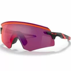 Lunettes De Soleil Sport OAKLEY ENCODER MATTE BLACK PRIZM ROAD 22 Noir / Rouge