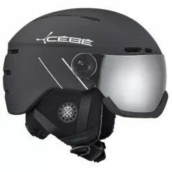 Casques Ski CEBE FIREBALL MATT BLACK WHITE LINE 22 Noir