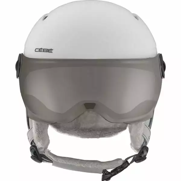Casques Ski CEBE FIREBALL JUNIOR MATT WHITE RACING LINES 22 Blanc / Orange 3 Casques Ski CEBE FIREBALL JUNIOR MATT WHITE RACING LINES 22 Blanc / Orange – Image 3