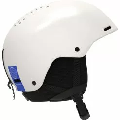 Casques Ski SALOMON BRIGADE+ WHITE BLUE 22 Blanc
