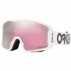 Masques De Ski OAKLEY LINE MINER XM FP WHITE WPRIZM HI PINKGBL 22 Blanc / Rose