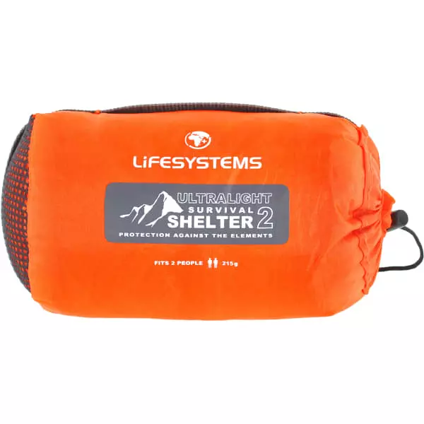 LIFESYSTEMS Accessoires Sécurité LIFESYSTEM ULTRALIGHT SURVIVAL SHELTER 2 23 Orange 2 LIFESYSTEMS Accessoires Sécurité LIFESYSTEM ULTRALIGHT SURVIVAL SHELTER 2 23 Orange – Image 2