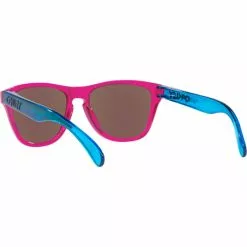 Lunettes De Soleil Lifestyle OAKLEY FROGSKINS XXS POL CLEAT W/ PRIZM VIOLET 22 Bleu / Rouge -Optique Sécurité Soldes 9 109081 frogskins xxs pol cleat w prizm violet oj9009 0348 04