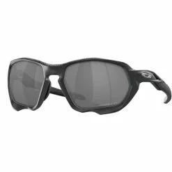 Lunettes De Soleil Sport OAKLEY PLAZMA HI RES CRBN W/ PRIZM BLK PLR 22 Gris / Noir