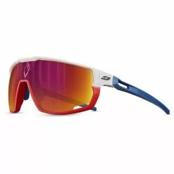 Lunettes De Soleil Sport JULBO RUSH BL/WHITE/RED SPECT 3ML RED 22 Blanc / Rouge / Bleu