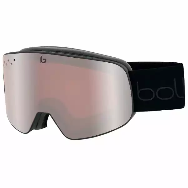 Masques De Ski BOLLE NEVADA BLACK CORP MATTE - VERMILLON GUN CAT 2 23 Noir 1 Masques De Ski BOLLE NEVADA BLACK CORP MATTE - VERMILLON GUN CAT 2 23 Noir