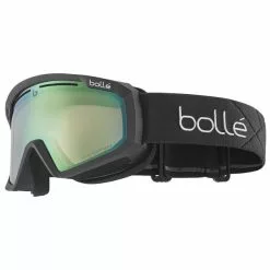 Masques De Ski BOLLE Y7 OTG BLACK MATTE - PHANTOM GREEN EMERALD PHOTOCHROMIC CAT 1 TO 3 23 Noir / Vert