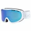 Masques De Ski BOLLE SIERRA WHITE & SILVER SHINY - VERMILLON BLUE CAT2 23 Blanc