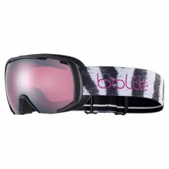 Masques De Ski BOLLE ROYAL BLACK MATTE - VERMILLON GUN CAT2 23 Noir / Blanc / Rose