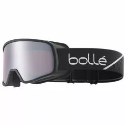 Masques De Ski BOLLE NEVADA JR RACE BLACK MATTE - VERMILLON GUN CAT2 23 Noir