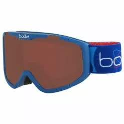 Masques De Ski BOLLE ROCKET BLUE AEROSPACE MATTE ROSY BRONZE CAT3 23 Bleu