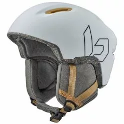 Casques Ski BOLLE ECO ATMOS ICE WHITE MATTE 23 Bleu / Gris / Marron