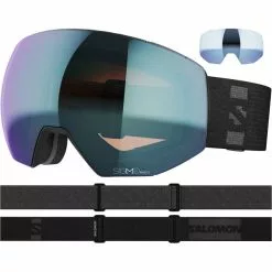 Masques De Ski SALOMON RADIUM PRIME SIGMA PHOTO BK/SB 23 Noir