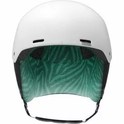 Casques Ski SALOMON SPELL+WHITE 23 Blanc / Noir / Vert 6 Casques Ski SALOMON SPELL+WHITE 23 Blanc / Noir / Vert -Optique Sécurité Soldes 9 114623 spell white l41523400 03
