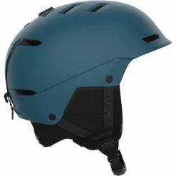 Casques Ski SALOMON HUSK MALLARD BLUE 23 Bleu / Noir