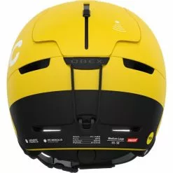 Casques Ski POC OBEX BC MIPS AVENTURINE YELLOW MATT 23 Jaune / Noir -Optique Sécurité Soldes 9 118814 obex bc mips aventurine yellow matt 10114 1331 04