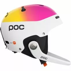 Casques Ski POC ARTIC SL MIPS SPEEDY GRADIENT FLUO PINK/AVENTURINE YELLOW 23 Blanc / Rose / Jaune