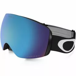 Masques De Ski OAKLEY FLIGHT DECK M MATTE BLACK / PRIZM SAPPHIRE IRIDIUM 23 Noir / Bleu / Blanc