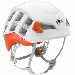 Casques Alpinisme Escalade PETZL METEOR ROUGE 22 Blanc / Orange