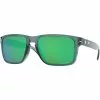 Lunettes De Soleil Lifestyle OAKLEY HOLBROOK XL CRYSTAL BLACK PRIZM JADE 22 Gris / Vert