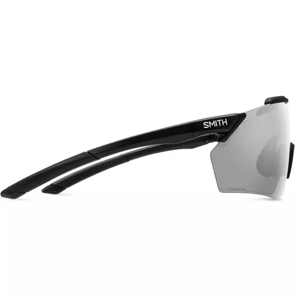 Lunettes De Soleil Sport SMITH RUCKUS MATTE BLACK CHROMAPOP PLATINUM MIRROR 21 Noir 4 Lunettes De Soleil Sport SMITH RUCKUS MATTE BLACK CHROMAPOP PLATINUM MIRROR 21 Noir – Image 4