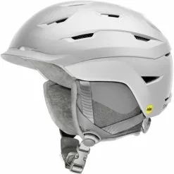 Casques Ski SMITH LIBERTY MIPS MAT SATIN WHITE 23 Blanc