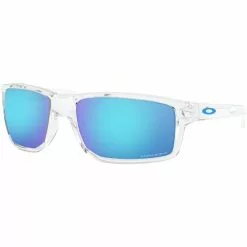 Lunettes De Soleil Lifestyle OAKLEY GIBSTON POL CLEAR PRIZM SAPPHIRE 22 Blanc