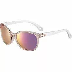 Lunettes De Soleil Lifestyle CEBE ELLA SHINY TRANS BLUSH WHITE ZONE BL LIGHT GREY CAT.3 PINK 22 Blanc / Rose