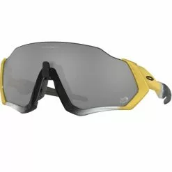 Lunettes De Soleil Sport OAKLEY FLIGHT JACKET TDF TRIFECTA FADEW/PRIZM BLK 21 Noir / Jaune