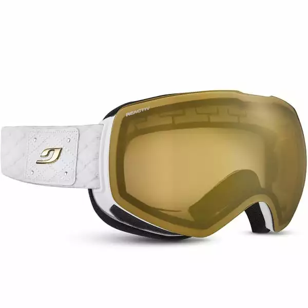 Masques De Ski JULBO SHADOW BLANC RV P2-4 FLASH OR 23 Blanc / Jaune 2 Masques De Ski JULBO SHADOW BLANC RV P2-4 FLASH OR 23 Blanc / Jaune – Image 2