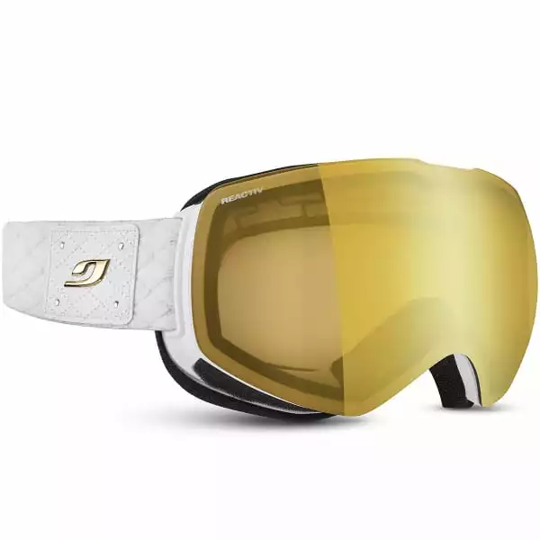 Masques De Ski JULBO SHADOW BLANC RV P2-4 FLASH OR 23 Blanc / Jaune 3 Masques De Ski JULBO SHADOW BLANC RV P2-4 FLASH OR 23 Blanc / Jaune – Image 3
