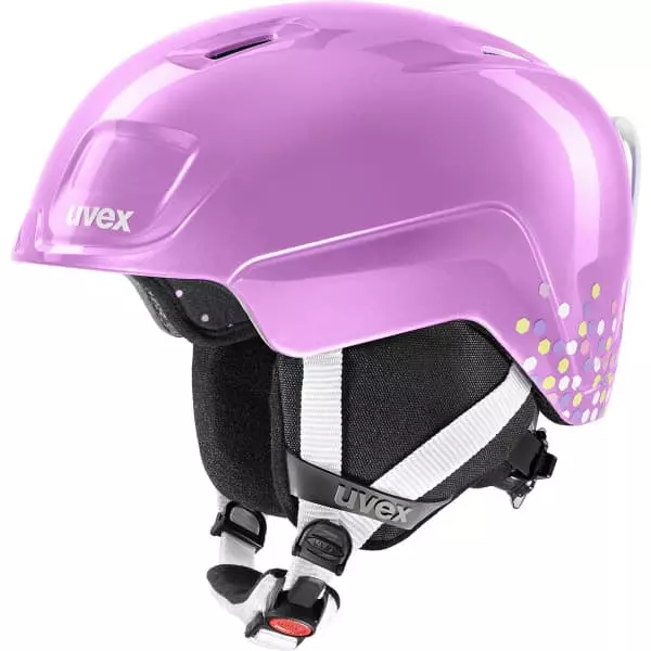 Casques Ski UVEX HEYYA PINK CON 23 Rose / Noir 1 Casques Ski UVEX HEYYA PINK CON 23 Rose / Noir