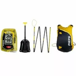 Packs Sécurité Avalanche PIEPS SET RACING PRO 21 Jaune / Noir