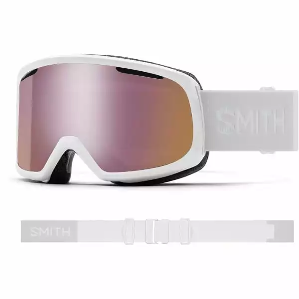 Masques De Ski SMITH RIOT WHITE VAPOR CPE RS GLD 21 Blanc 2 Masques De Ski SMITH RIOT WHITE VAPOR CPE RS GLD 21 Blanc – Image 2