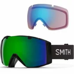 Masques De Ski SMITH I/O BLACK CPS GRN M 23 Noir