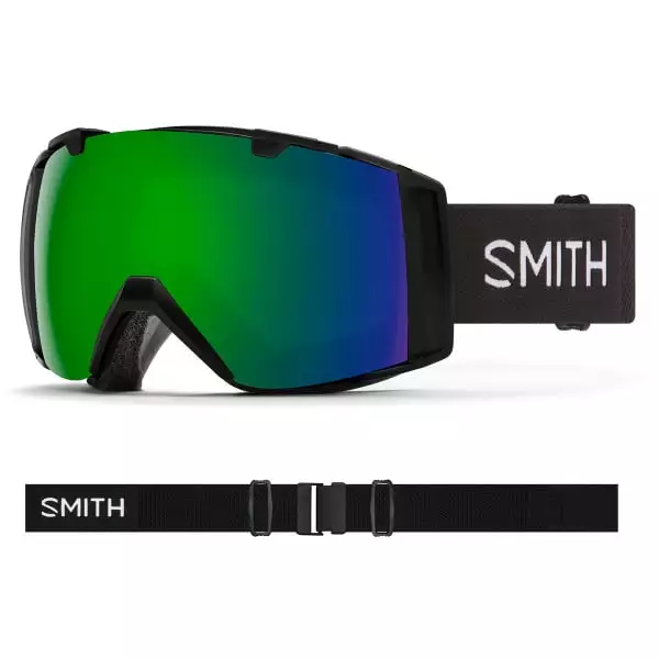 Masques De Ski SMITH I/O BLACK CPS GRN M 23 Noir 2 Masques De Ski SMITH I/O BLACK CPS GRN M 23 Noir – Image 2