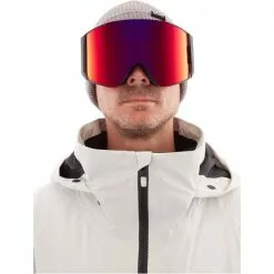 Masques De Ski ANON SYNC BLACK/SUN RED 22 Noir -Optique Sécurité Soldes 9 81622 sync black sun red 21506101 003 03