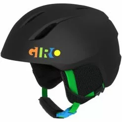 Casques Ski GIRO LAUNCH JR MAT BLACK/PRETTY BLACK 22 Noir