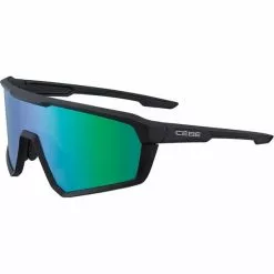Lunettes De Soleil Sport CEBE ASPHALT BLACK MATTE - ZONE GREY GREEN 22 Noir / Vert