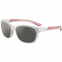 Lunettes De Soleil Sport CEBE AYDEN SHINY WHITE TRANSLUCENT PINK - ZONE BLUE LIGHT GREY 21 Rose / Gris