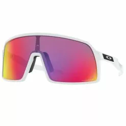 Lunettes De Soleil Sport OAKLEY SUTRO S MATTE WHITE PRIZM ROAD 22 Blanc / Violet