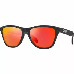 Lunettes De Soleil Lifestyle OAKLEY FROGSKINS XS MATTE BLKCAMO W/ PRIZM RUBY 22 Gris / Rouge
