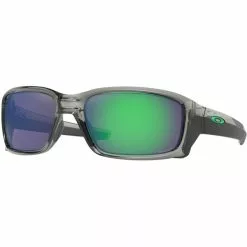 Lunettes De Soleil Sport OAKLEY STRAIGHTLINK GREY INK W/ PRIZM JADE 22 Gris