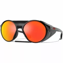 Lunettes De Soleil Sport OAKLEY CLIFDEN POL BLACK W/ PRIZM RUBY POL 22 Noir / Rouge