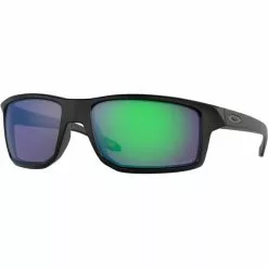 Lunettes De Soleil Sport OAKLEY GIBSTON MATTE BLACK W/ PRIZM JADE 22 Noir / Vert
