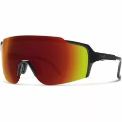 Lunettes De Soleil Sport SMITH FLYWHEEL NERO RED MIRROR 21 Noir
