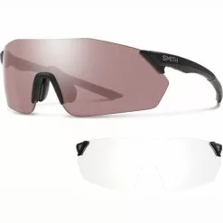 Lunettes De Soleil Sport SMITH REVERB MATTE BLACK IGNITOR 21 Noir / Rose