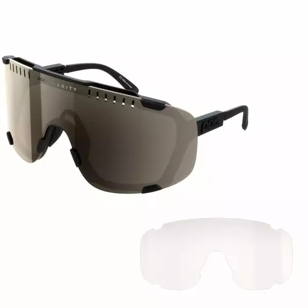 Lunettes De Soleil Sport POC DEVOUR URANIUM BLACK 22 Noir 1 Lunettes De Soleil Sport POC DEVOUR URANIUM BLACK 22 Noir