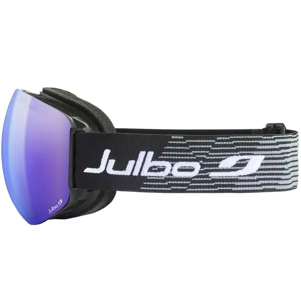 Masques De Ski JULBO SKYDOME BLACK/WHITE REACTIV 1-3 HIGH CONTRAST FLASH BLUE 23 Noir / Bleu 2 Masques De Ski JULBO SKYDOME BLACK/WHITE REACTIV 1-3 HIGH CONTRAST FLASH BLUE 23 Noir / Bleu – Image 2